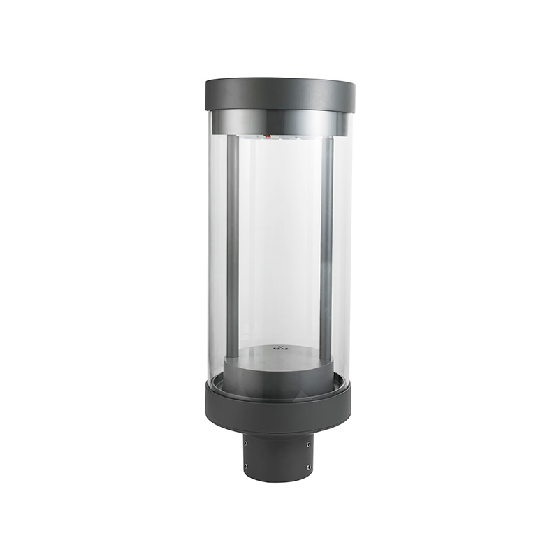 YMLED-6108 알루미늄 PC 본체 LED 포스트 상단 조경 조명