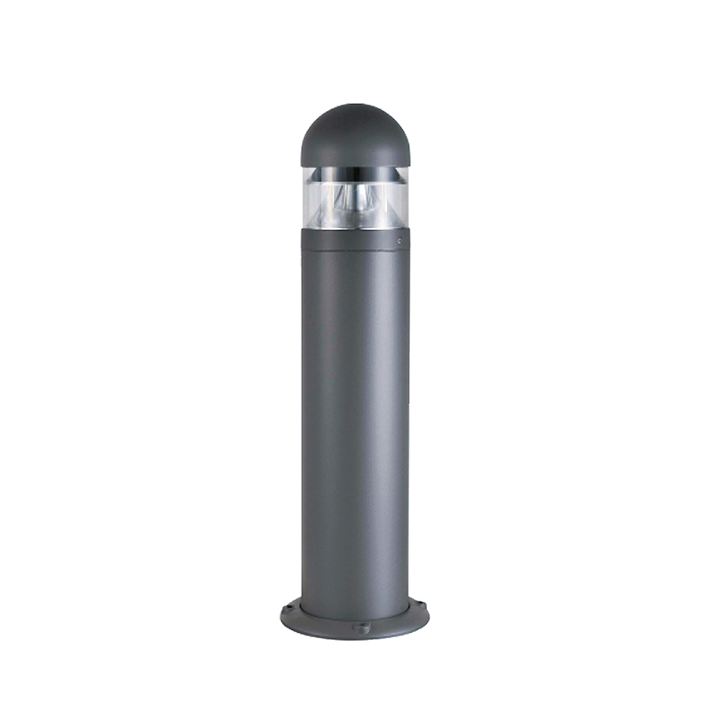 YMLED-6201A E27 램프 홀더로 평가되는 고전적인 LED 정원 볼라드 알루미늄 합금 본체 IP65