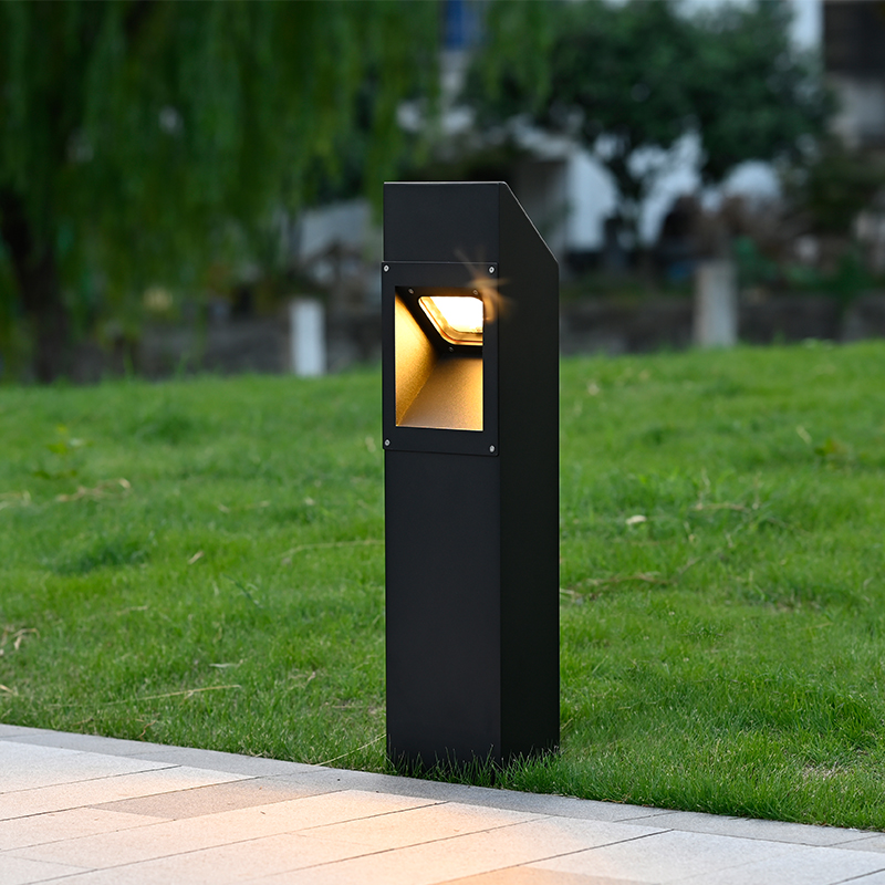 YMLED-6246 새로운 직사각형 야외 LED 볼라드 잔디 조명 YMLED-6246 새로운 직사각형 야외 LED 볼라드 잔디 조명